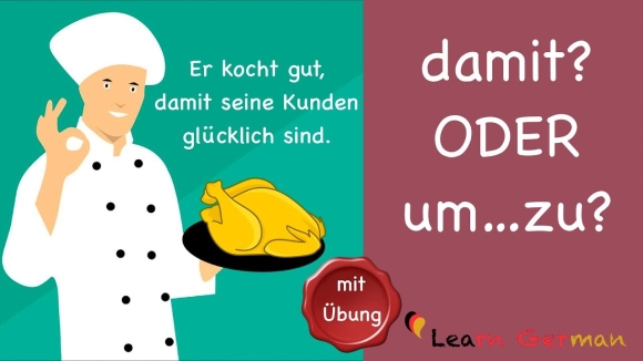 Cách dùng DAMIT và UM… ZU trong tiếng Đức